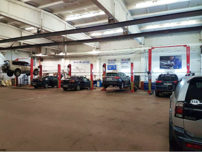 сервис Mitsubishi, подъёмники